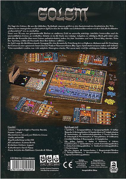 Actual product image Asmodée CRCD0019 - Golem, Brettspiel, für 1-4 Spieler, ab 13 Jahren (DE-Ausgabe) (German)
