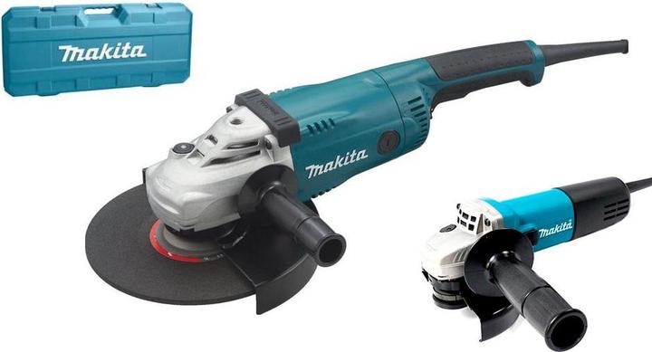 Produktbild Makita DK0053G Winkelschleifer-Set inkl. Transportkoffer, GA9020 & 9558HNR (230 mm)