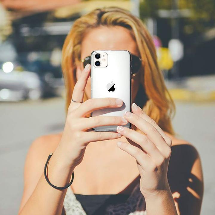 Produktbild Deltalabs Hybrid Hülle TPU Bumper mit Acryl Rückseite (Apple iPhone 11)