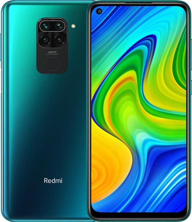 Immagine prodotto Xiaomi Redmi Nota 9 (128 GB, Forest Green, 6.53", Doppia SIM + SD, 48 Mpx, 4G)