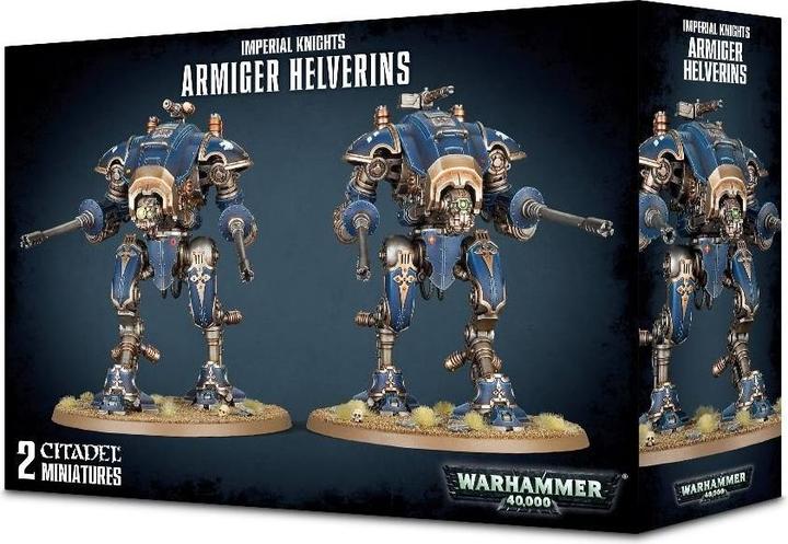 Actual product image Games Workshop Warhammer 40,000 - Imperial Knights Knight Armigers (Plastic)