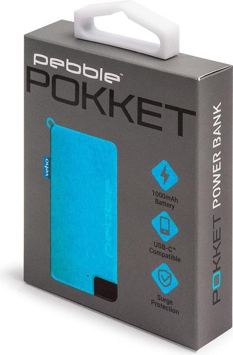 Produktbild veho PEBBLEPOKKET - Powerbank (1000 mAh, 3.70 Wh)
