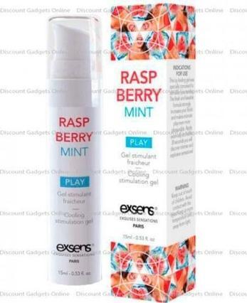 Actual product image Exsens Cooling Stimulating Gel Raspberry Mint 15 ml. (15 ml)