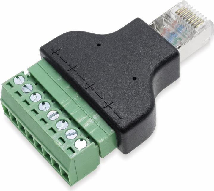 Actual product image Pollini Connector, RJ45, terminal strip, plug
