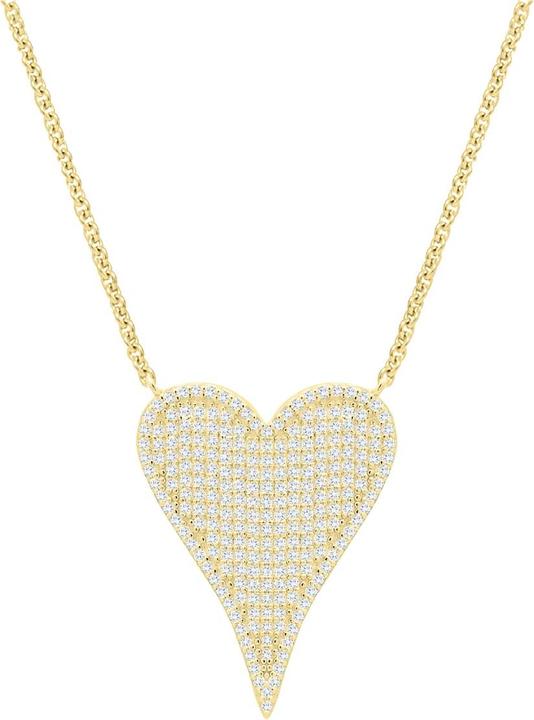 Candy Halskette Inesse, 925 Sterling Silber, vergoldet (18k vergoldet, 925 Sterling Silber, 925er Sterlingsilber, 42 - 45 cm)
