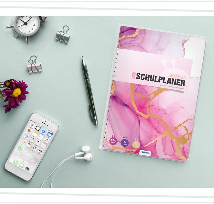 Immagine prodotto Schulplaner Pink 25/26 (A5, Tedesco)