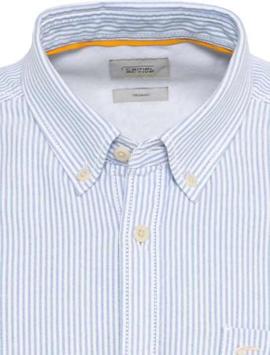 Produktbild Camel Active Oxford Streifenhemd aus nachhaltigem Organic Cotton (M)