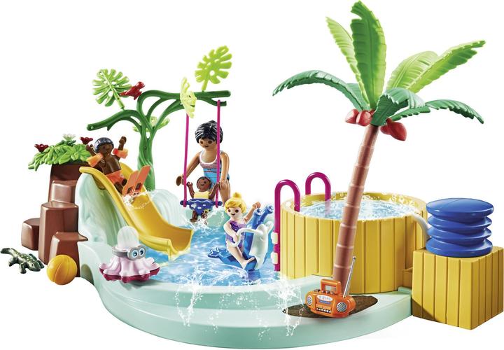 Actual product image Playmobil Children's pool with whirlpool (71529, Playmobil My Life)