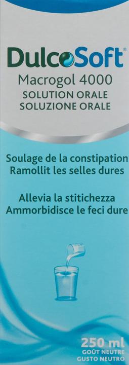 Produktbild DulcoSoft Macrogol 4000 Trinklösung 250 ml (1 Stück, 250 ml, 326 g)