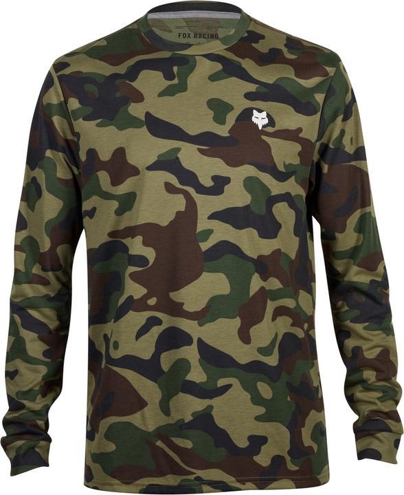 Fox Tee 23 F-Head Ls Tech Grn Cam XL (XL)