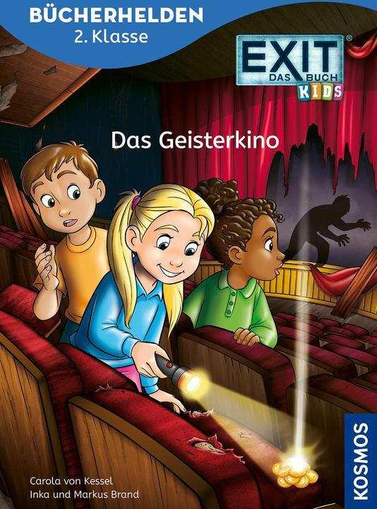 Produktbild Kosmos EXIT® - Das Buch, Bücherhelden 2. Klasse, Das Geisterkino (Deutsch, Inka Brand, Michael Böhm, Markus Brand, Carola von Kessel, 2024)