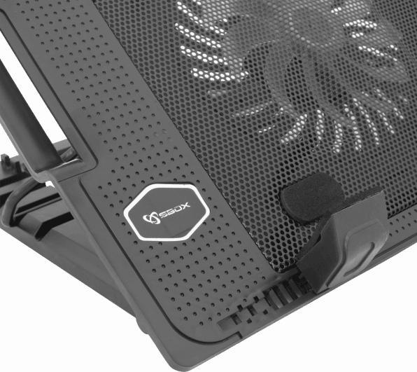 Actual product image Sbox CP-12 Laptops Cooling Pad For 17.3