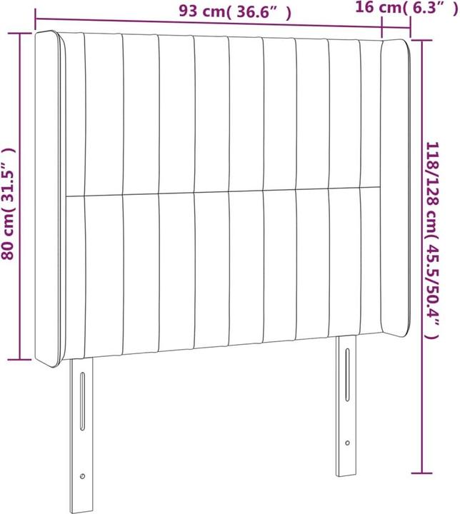 Produktbild VidaXL Lilyana (163 x 16 x 88 cm)
