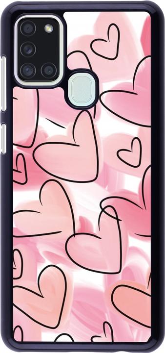 Produktbild PhoneLook Hülle Easter 2023 pink hearts (Samsung Galaxy A21s)
