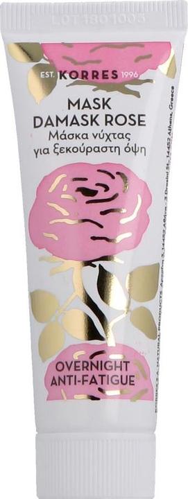 Actual product image Korres Damask Rose Overnight Anti-Fatique Mask (18 ml)
