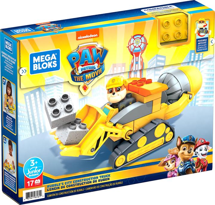 Image du produit Mega Bloks La Pat'Patrouille - Engin de construction de Ruben - Jeu de construction - Dès 3 ans