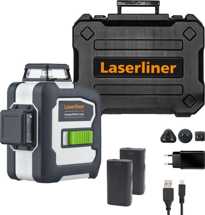 Laserliner Cross line laser CompactPlane 3G Pro 30 m
