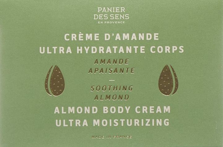 Produktbild Panier des Sens Soothing Almond Almond Body Cream Ultra Moisturizing - 250ml (Körpercreme, Körpermilch, Körperlotion, Körpergel, 250 ml)