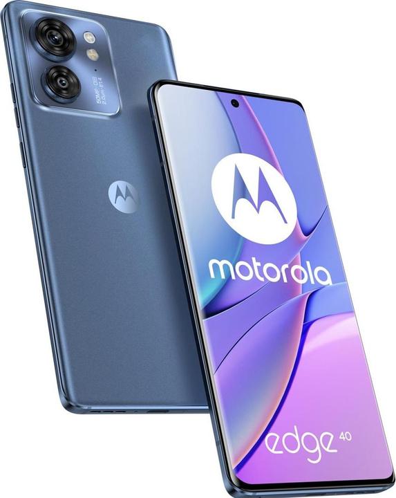 Produktbild Motorola Edge 40 (256 GB, Lunar Blue, 6.55", Dual SIM, 50 Mpx, 5G)