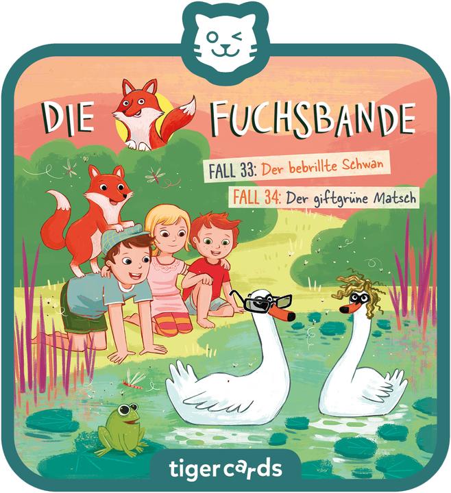 Image du produit Tigermedia Tigercard- The Fox Gang (33,34) : The Spectacled Swan & The Poison Green Mud (Allemand)