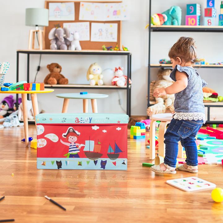 Immagine prodotto Relaxdays Pouf contenitore per bambini