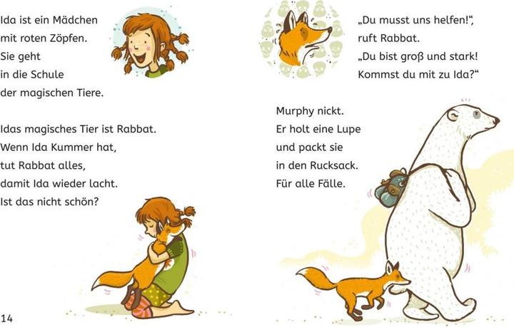 Produktbild Die Schule der magischen Tiere ermittelt 1: Der grüne Glibber-Brief (Zum Lesenlernen) (Deutsch, Margit Auer, Nina Dulleck, 2020)