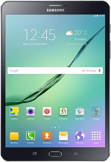 Produktbild Samsung Galaxy Tab S2 8.0" (4G, 8", 32 GB, Schwarz)