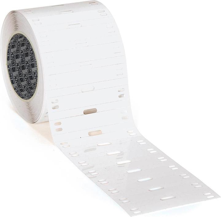 Image du produit Brady THT-6010-7598-WT, polyester, blanc, brillant, 60.00 x 10.00 mm, non adhésif (1000 m.)