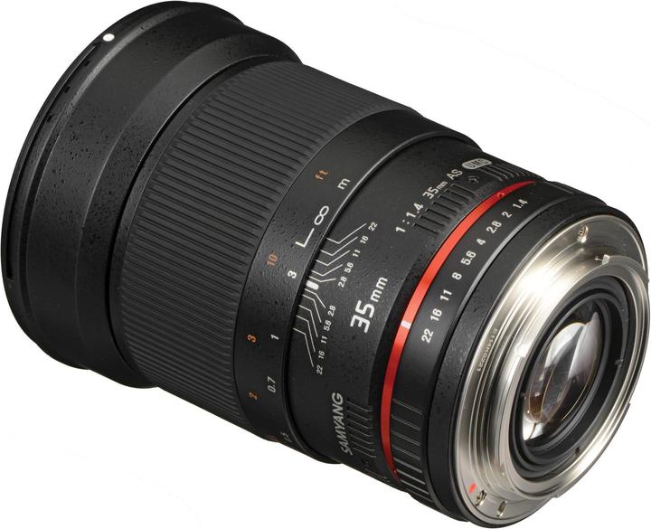 Immagine prodotto Samyang 35mm f/1.4 AS UMC - Canon EF (Canon EF, Canon EF-S, Full-frame)