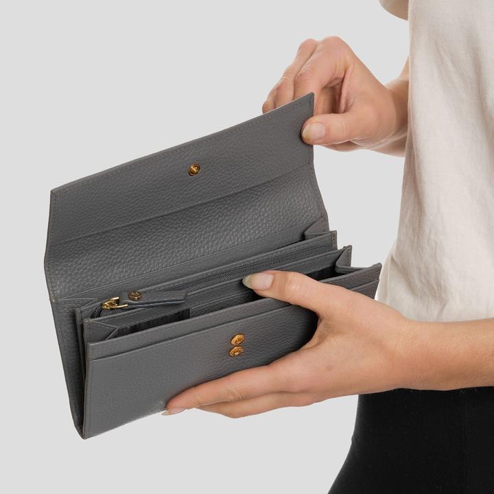 Actual product image Lazarotti Bologna Leather Wallet Leather 19 cm