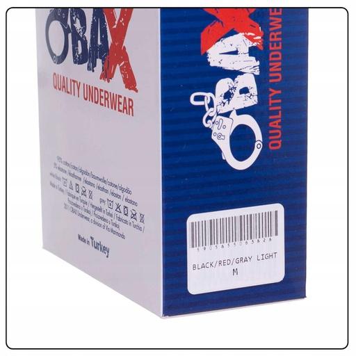 Immagine prodotto Obax Boxer Uomo 3p Nero/Rosso/Grigio XL (XL)