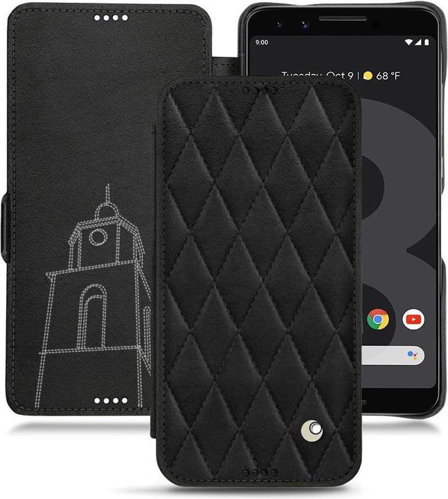 Actual product image Noreve Leather case horizontal (Google Pixel 3)