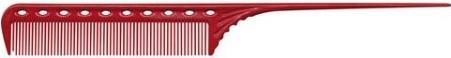 Actual product image Haaro Y.S. Handle comb No. 102 red