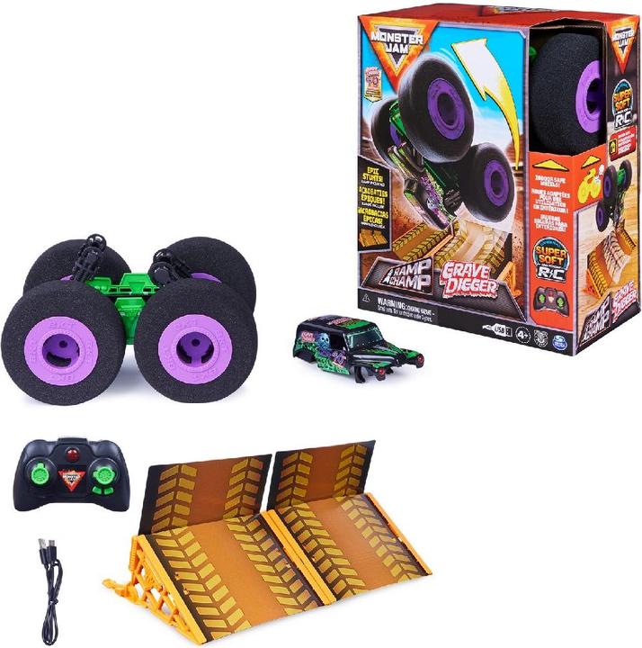 Image du produit Monster Jam RC Ramp Champ - Grave Digger (6064645)