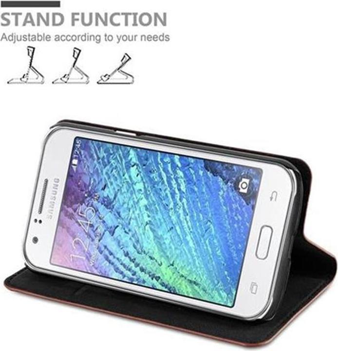 Produktbild Cadorabo Book Invisible Magnet Cover (Samsung Galaxy J1)