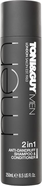 Actual product image Toni&Guy Men 2 in 1 Anti-Dandruff Shampoo & Conditioner (250 ml, Liquid shampoo)