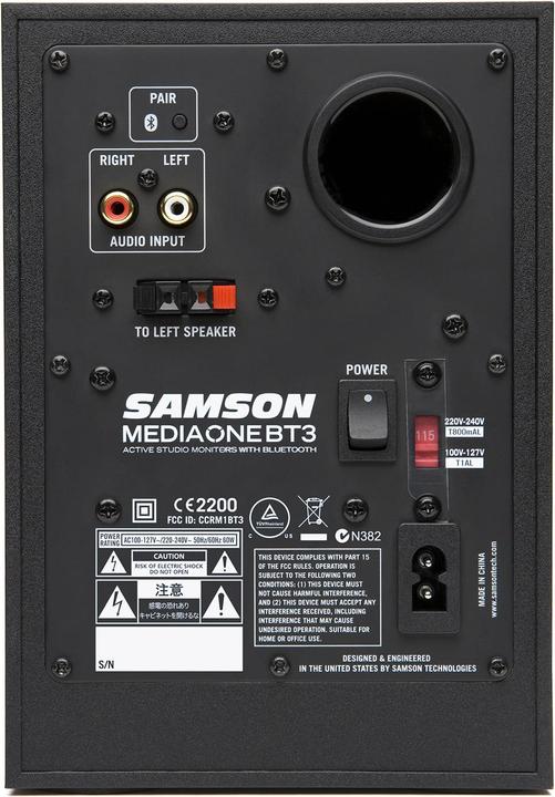 Produktbild Samson MediaOne BT3 (Aktiv, Passiv, Paar, 2x 15 W)