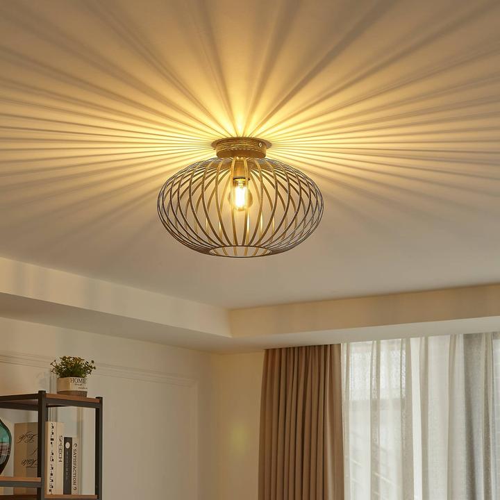Actual product image Lindby Rosalea ceiling light, brass (E27)