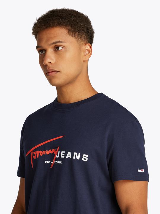 Actual product image Tommy Jeans Tjm Reg Signtr Dna Tee Ext (S)