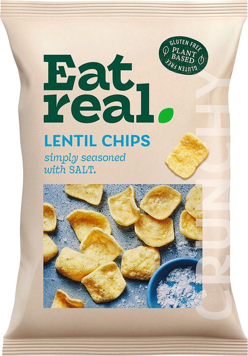 Eat Real ER salted lentil crisps 95g (95 g)