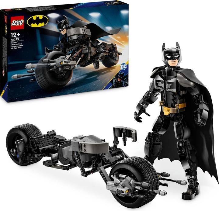 Actual product image LEGO Batman construction figure with the Batpod (76273, LEGO Super Mario)