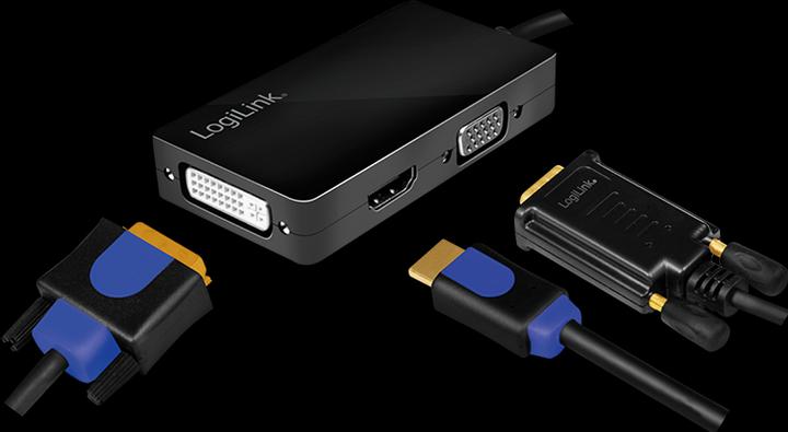 Immagine prodotto LogiLink 4K Mini DisplayPort (DVI, HDMI, VGA, 8.70 cm)