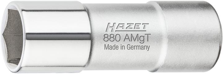 HAZET Spark plug socket 880AMGT ∙ Square, hollow 10 mm (3/8 inch) ∙ Outside hexagon profile ∙ 16 mm… (16 mm)