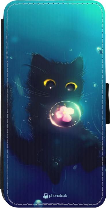 Actual product image PhoneLook Coque Wallet noir Cute Cat Bubble (Apple iPhone 11)