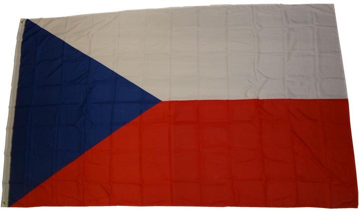 Actual product image trends4cents XXL Flag Czech Republic 250 x 150 cm flag with 3 eyelets 100g/m² fabric weight hoist flag