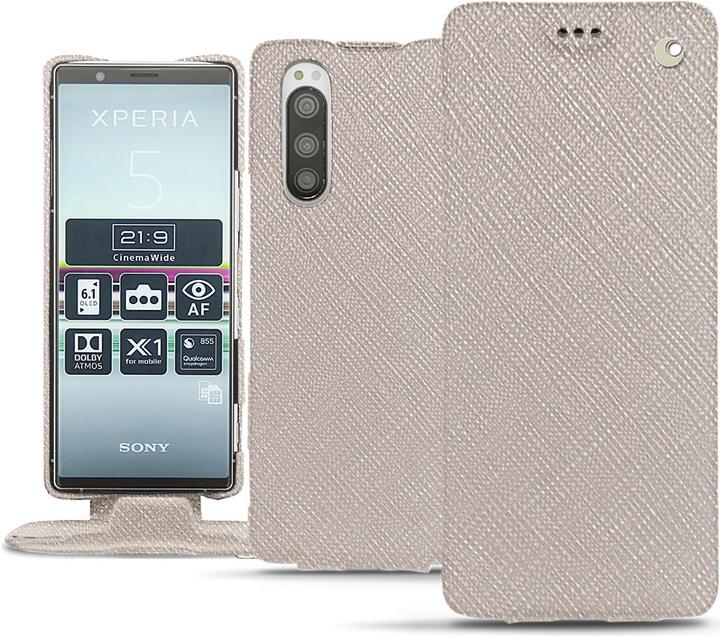 Actual product image Noreve Leather cover vertical (Sony Xperia 5)