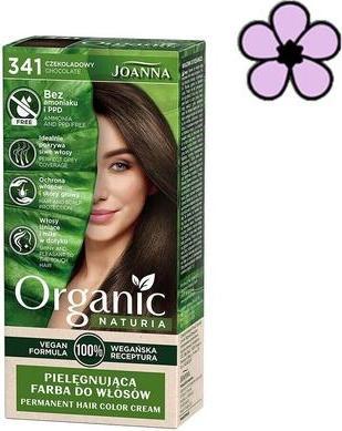 Image du produit Joanna Naturia Organic caring hair color without ammonia and PPD 341 Chocolate (341 Enseignement du chocolat)