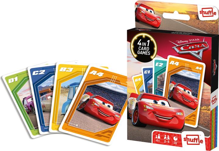 Produktbild AGM Kartenspiel Cars - 4 in 1 (Multilingual)