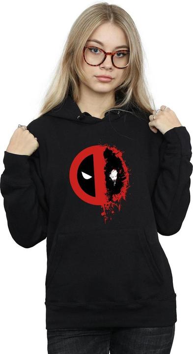 Produktbild Deadpool Split Splat Logo Kapuzenpullover (L)
