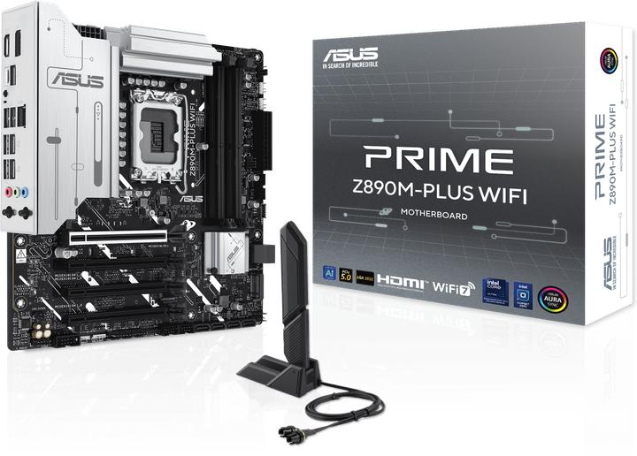 Productafbeelding ASUS PRIME Z890M-PLUS WIFI (LGA 1851, Intel Z890, mATX)